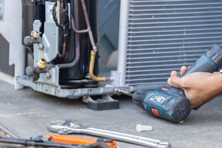 repair on AC surge damage after lightning